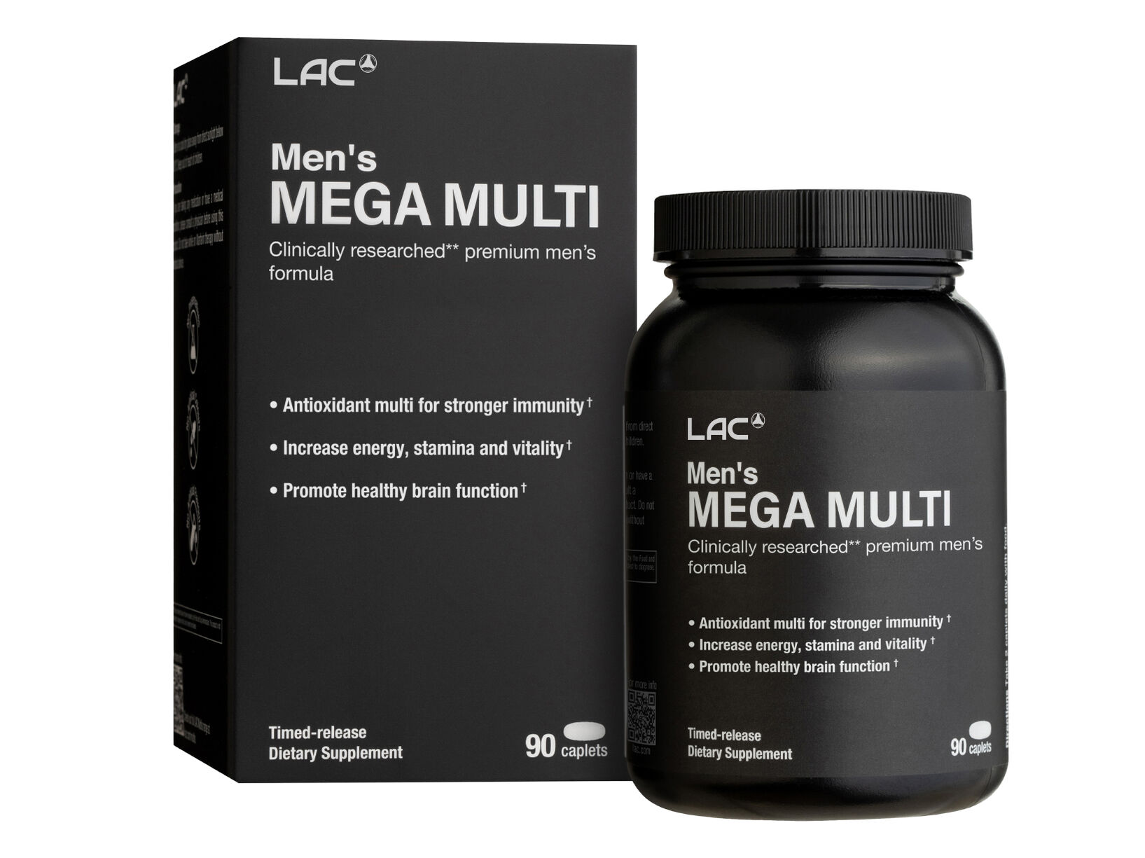 LAC MEN'S Mega Multi (90 Caplets) - Image 1