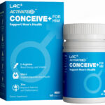 LAC Activated® Conceive+ For Him - For Men's Reproductive Health (60 vegicaps)