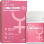 LAC Activated® Conceive+ For Her - For Women's Reproductive Health (60 vegicaps)