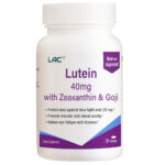 LAC Wellness Lutein 40mg with Zeaxanthin & Goji (30 softgels)